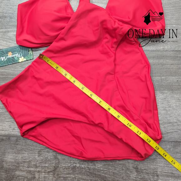 Blooming Jelly Knot Front High Waist Bikini Swimsuit Size S - Picture 6 of 7